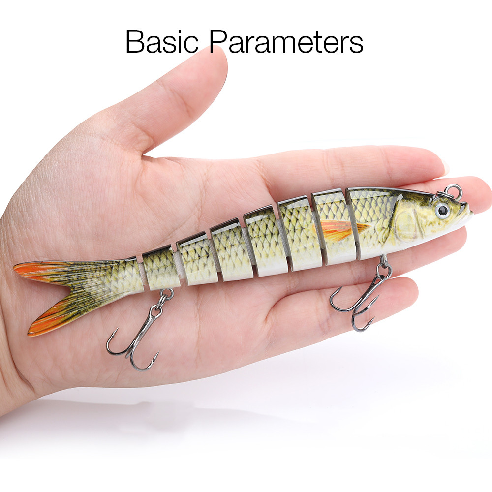 50PCS bionic bait sinking swing bait 12cm long sea fishing river fishing a variety of fishing use bait-image-501810527