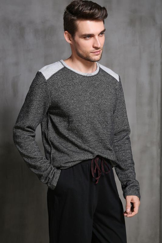 

Free shipping.Winter thicker Brand men Sleep Pajamas,sleeping home clothing,cotton plus size sleepingwear,homme quality.sales, Gray