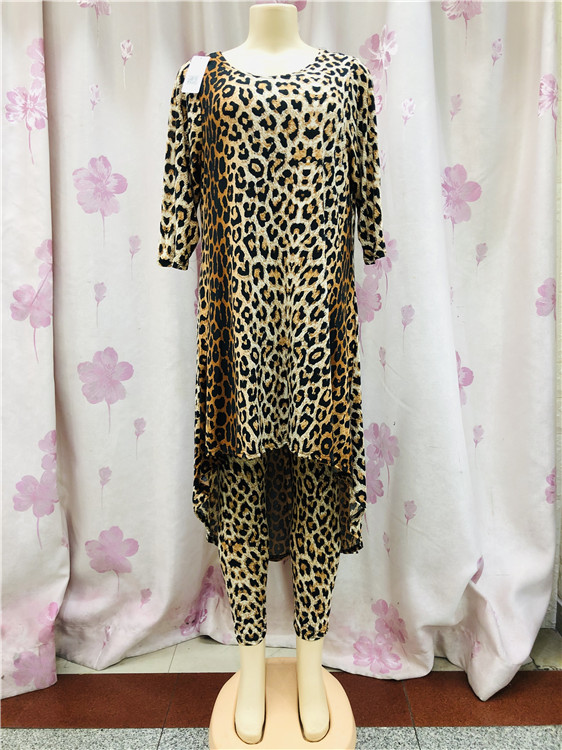 

Wholesale& Retail elastic dress with pants for women/lady ,leopard print pattern Women Elegant Elastic Party Bodycon Dress