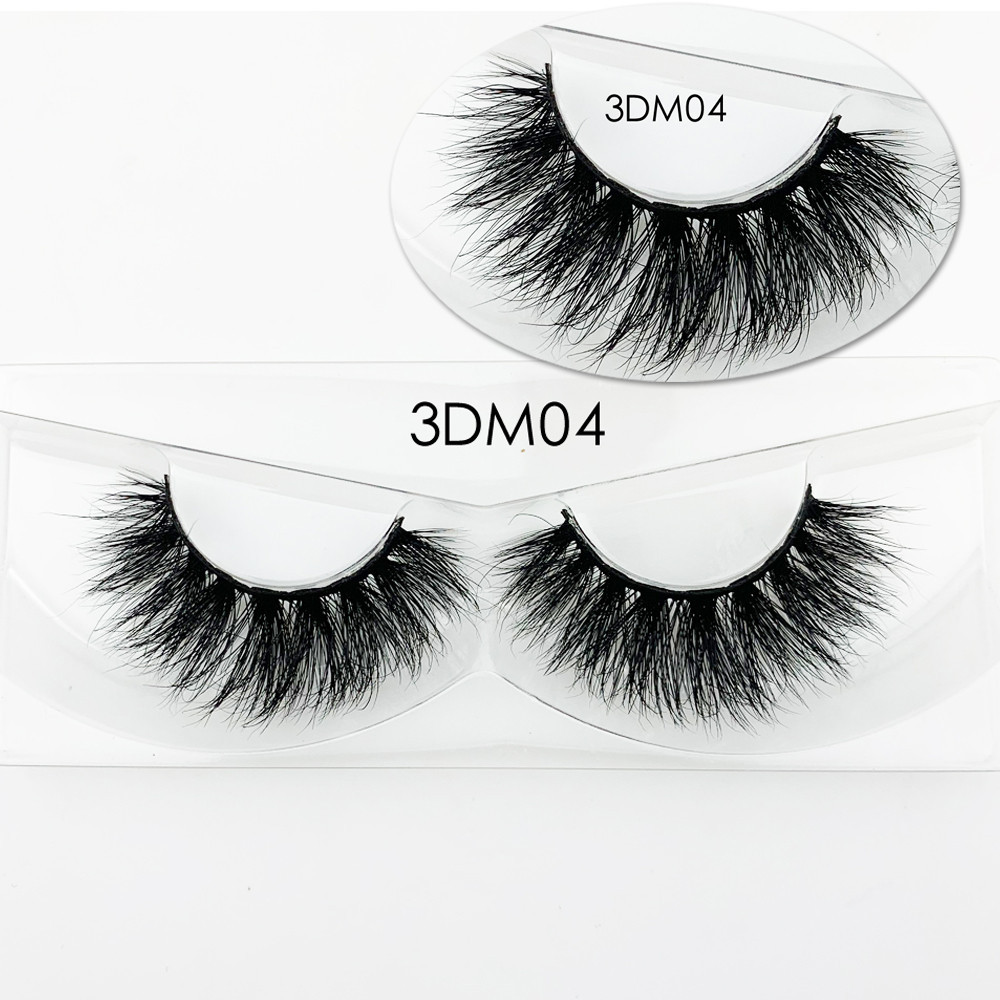 

New Arrival High Quanlity 100% Handmade 1 Pair 15MM 3D Real Mink Lashes Multilayer Soft Thick False Eyelashes 3DM19