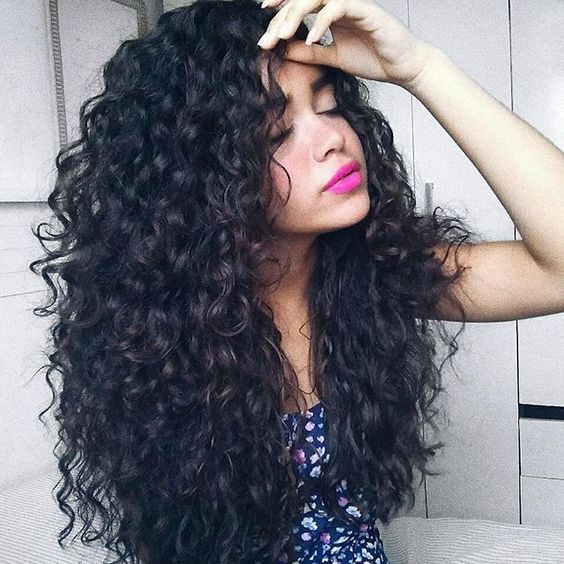 

SHUOHAN 45cm Synthetic Curly Wig For Women Black Heat Resistant Fiber High Temperature Cosplay Long, Sx205-1b