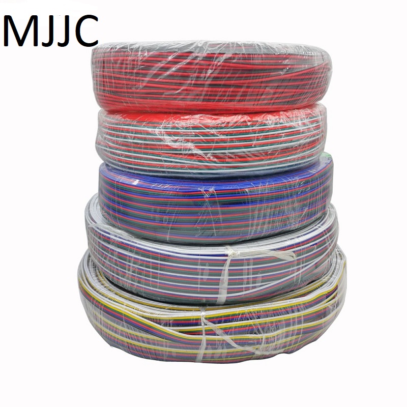 

2pin 3pin 4pin 5pin 6pin 22AWG Led Connect LED RGB wire Cable For WS2812 WS2811 RGB RGBW RGB CCT 5050 3528 LED Strip