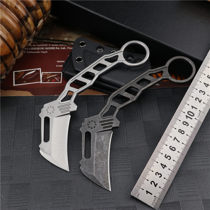 

440C claw knives knife karambit hunting pocket fold butterfly tactical knife stiletto utility cs go survival knife camping outdoor fixed bl