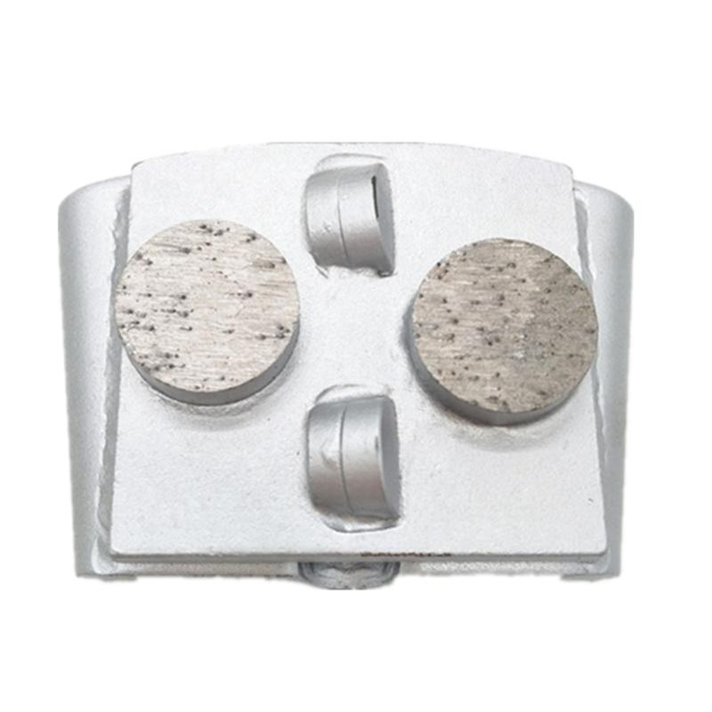 

PCD46 Two Half PCD HTC Flooring Pads Two Round Bars HTC Concrete Grinding Wheel EZ Grinding Tools for Terrazzo Surface 12PCS