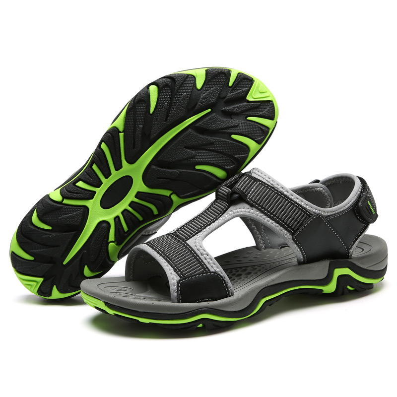 

Hot Sale-2018 Men's Fashion Shoes Man Footwear Male Adult Summer Outdoor Beach Sandalias Hombres Big Size 45, Chocolate