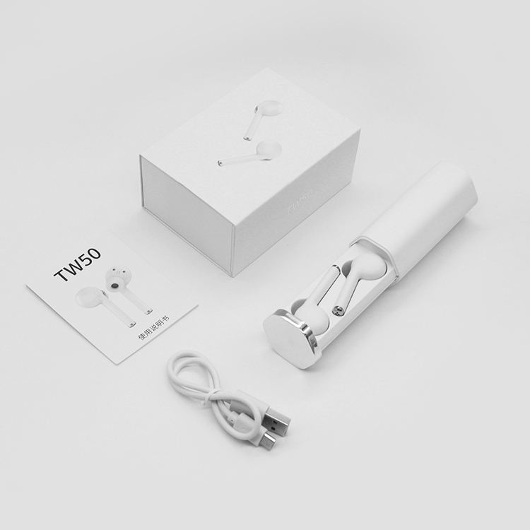 

Innovative Mini Waterproof In-Ear Noise Cancellation V5.0 TWS True Wireless Earphones With Mic For Smartphones