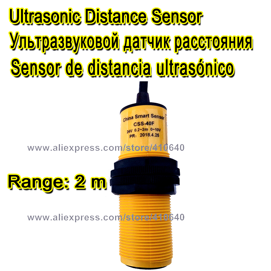 FACTORY SUPPLY Range Adjustable Ultrasonic Transducer 2 Meter Distance 15 To 30V Power Supply 0 To 10V Output-image-463701292