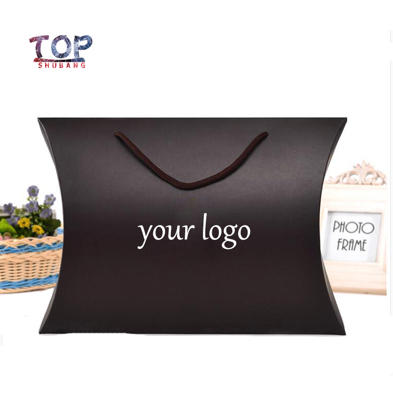 

Customizable Logo Black/Gold Box Paper Box Usable Hair Bundle Packing Boxes Gift Packaging Product