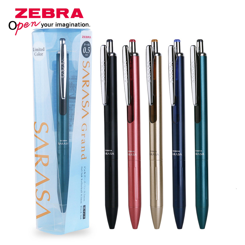 

Japan ZEBRA SARASA Metal Gel Pen JJ55/JJS55 Heavy Touch Press Pen Low Center of Gravity Student Office Business Supplies 0.5/0.4