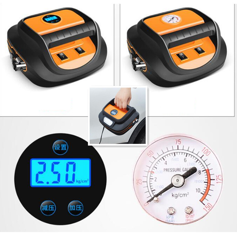 

Car Air Pump Small Car Portable Electric Air Pump 12V Multifunctional Tire For Auto Accessories