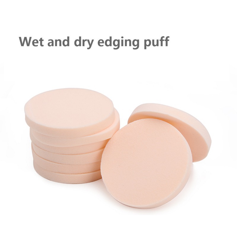 

2019 28pcs Round Shape Powder Puff Dry And Wet Dual-use Cosmetic Puff Makeup For Foundation Loose Powder