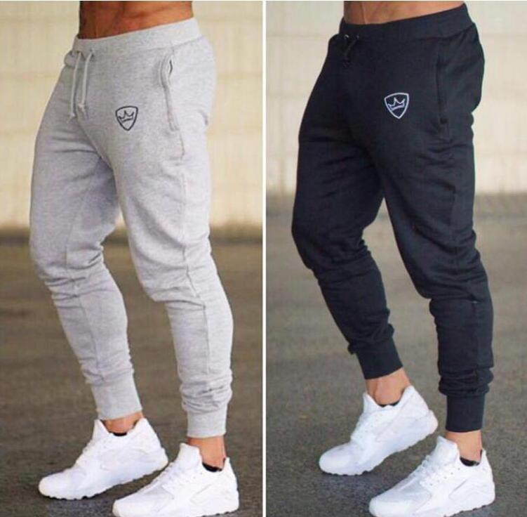 

Mens Fashion Casual Letter Trousers High Quality Comfortable Sweatpants New Arrive Sport Gym Pants 10 Colors 2020 Hot Sale, Gray 2