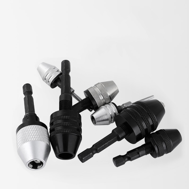 

Hex Shank Keyless Drill Chuck 0.3mm-3.6mm 0.6mm-6.5 Mm Clamping Range Driver Tool Accessories Easily Into The Power Drill Driver