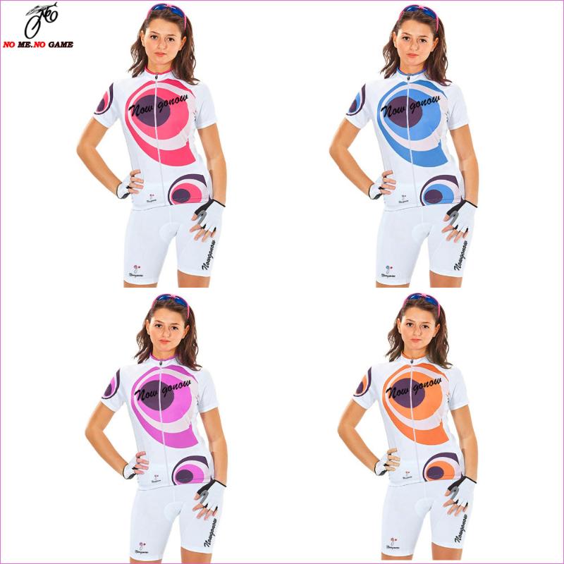 

NO ME NO GAME women short sleeve pro racing cycling jersey girl summer Purple bike clothing lady sports cycling clothing Lovely, Women jersey