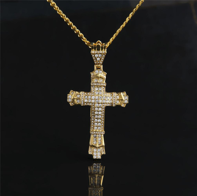 Men/'s Alliage Cuir Eros ARROW Vintage Croix Anneau Collier Pendentif Avec Chaîne