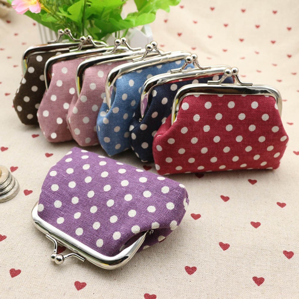 Women Floral Polka Dot Credit Card Holder Cute Coin Purse Lightweight Wallet UK