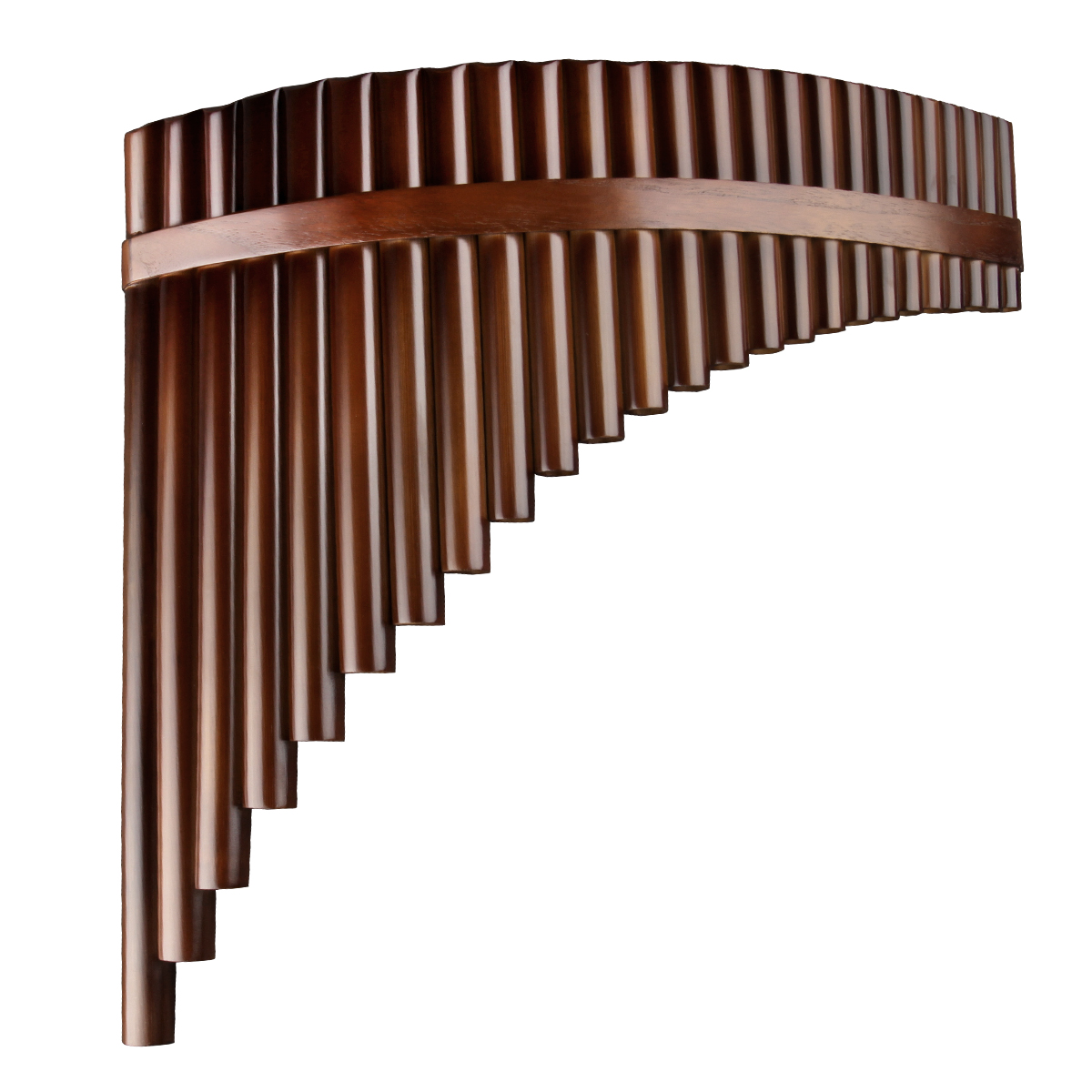 Romanian Musical Instrument 25 Pipes Pan Flute C Key High Quality right hand Pan Pipes Woodwind Instrument Bamboo Pan flute-image-532158447