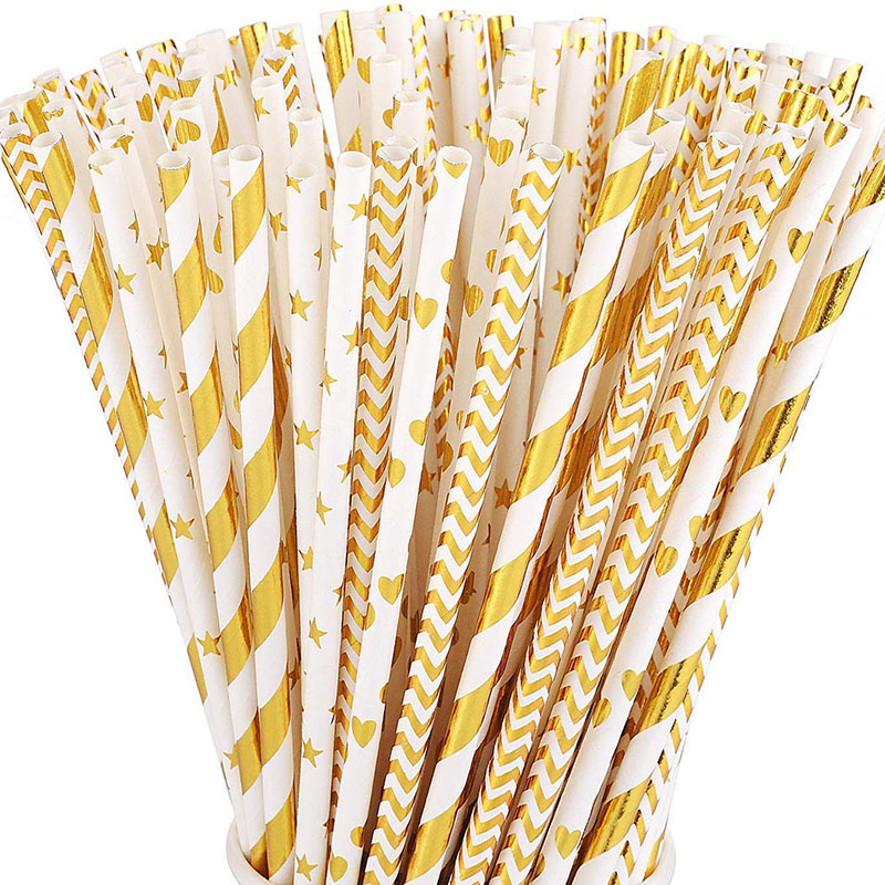 

Gold Paper Straws 2019 Merry Christmas Decorations for Home Table Christmas Tree Ornaments Happy New Year 2020 Xmas Decor