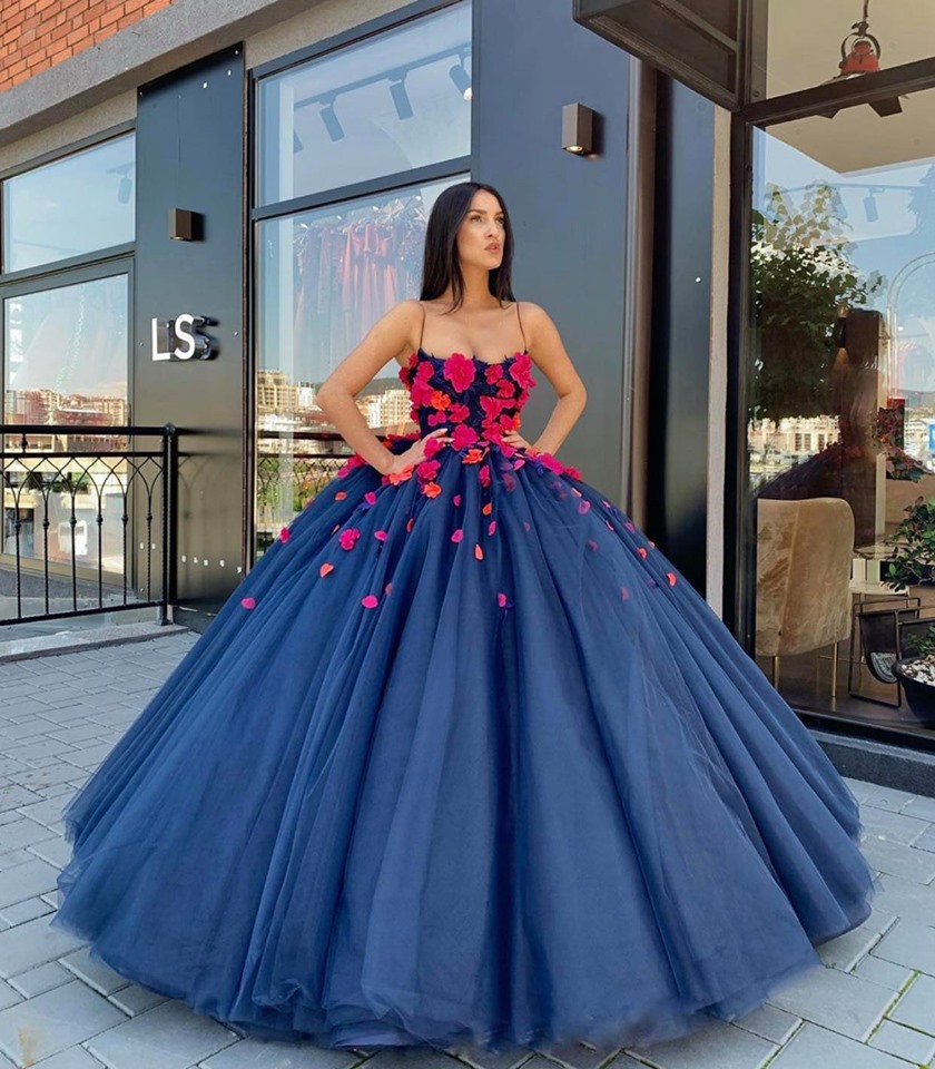 

Tulle Beach Bohemian Ball Gown Gothic Wedding Dress Bridal Gowns 3D Flowers Brautkleider Vestido De Casamento Sweetheart Drop Formal Dresses, Hunter green