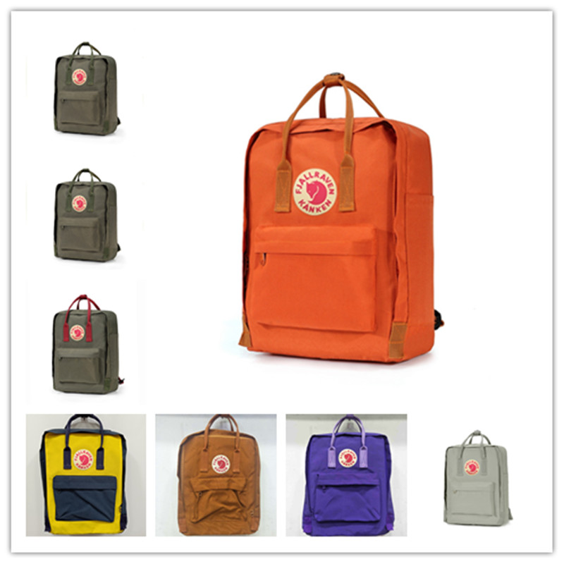 2021 Swedish Fox FjallravAn - Kanken Classic Backpack Kids And Women, Fashion Style Design Bag Junior High School Canvas Waterproof Backpack Spor
