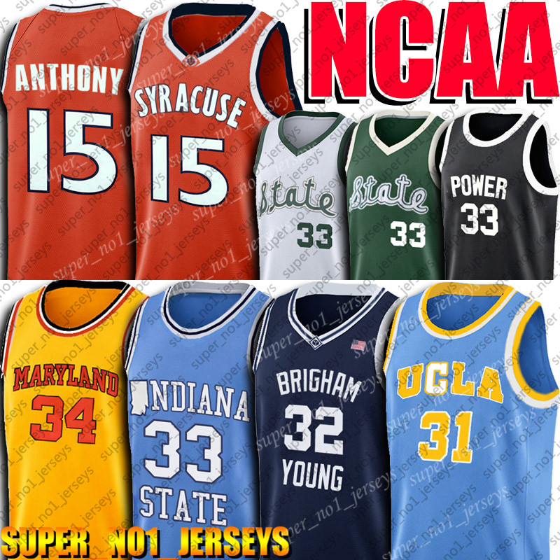 

NCAA Carmelo jersey Anthony larry 33 bird jerseys Reggie jersey Miller 32 Jimmer Fredette jerseys Earvin jersey Johnson Indiana College 4-20