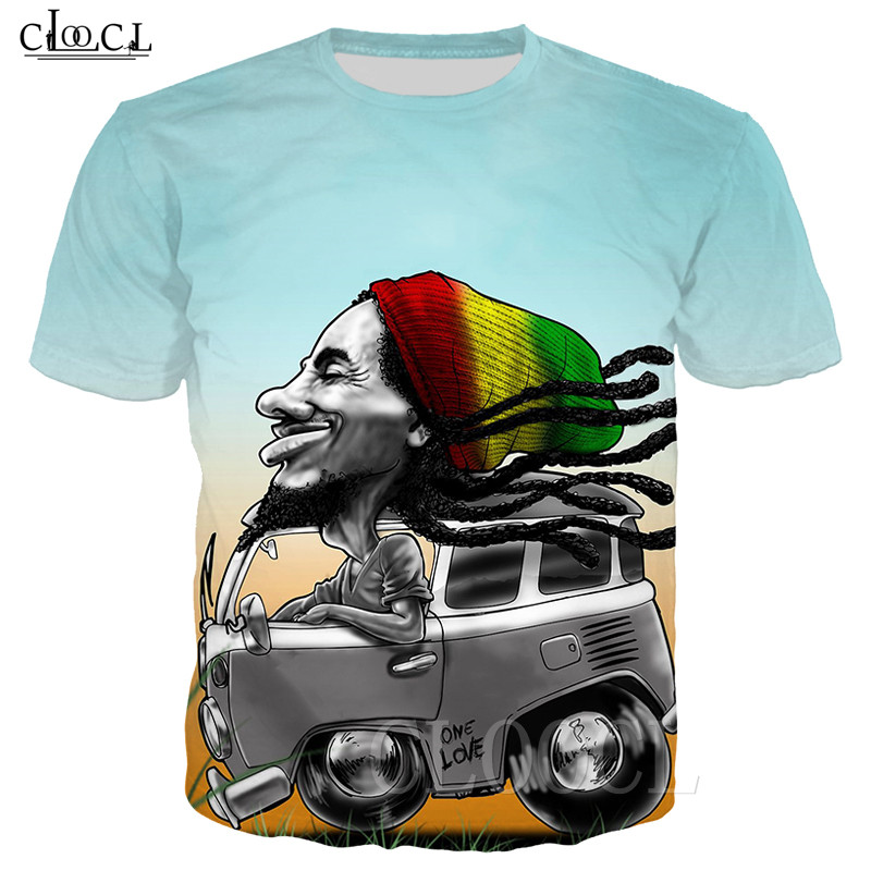 

Popular Summer New Style T Shirts 3D Print Reggae Creator Bob Marley Rock Funny Men Women T-shirt Streetwear Tee Shirt Tops, T shirt 1