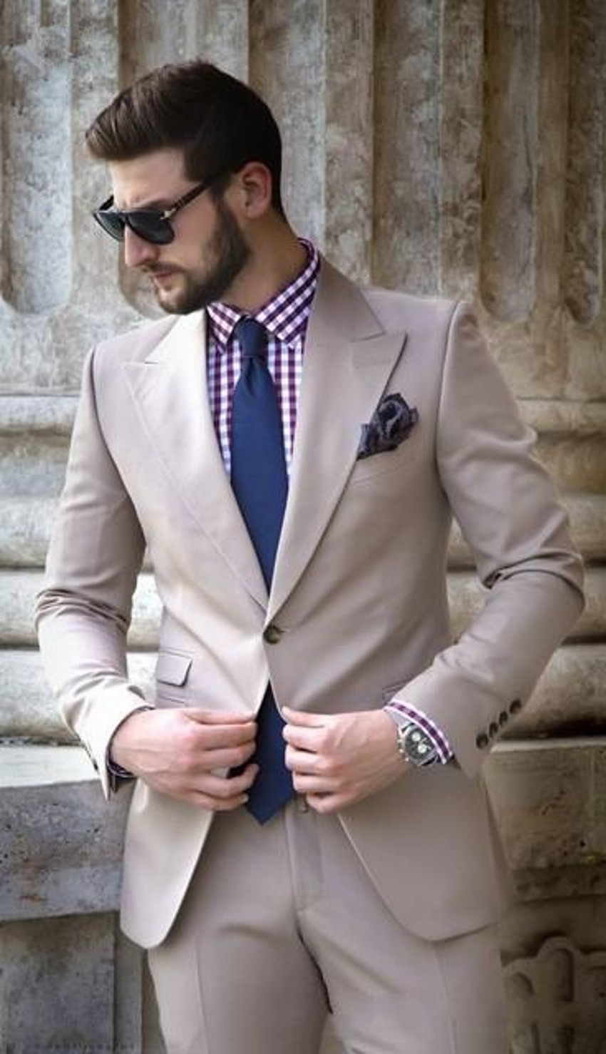 Brand New Men Wedding Tuxedos Peak Lapel One Button Groom Tuxedos 2019 Style Dress Men Business Dinner/Darty Suit(Jacket+Pants+Tie) 220