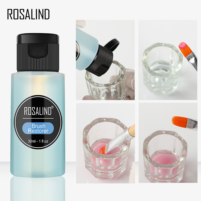 

ROSALIND 30ml Cleaning The Brush Water 1PCS Remove The Nail Gel Polish From Brush Nail Art Tool