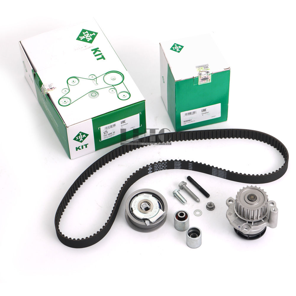INA Water Pump Timing Belt Tensioner Kit For VW GTI Passat AUDI A4 2.0 FSI BPY