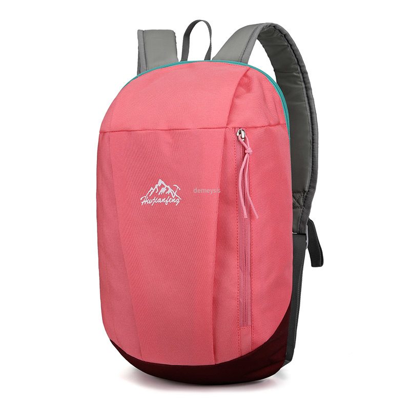 

10L Hiking Bag Trekking Travel Climbing School Backpack Women Camping Flamingo Fishing Girls Cycling Riding Bicycle Sports Bags, Black