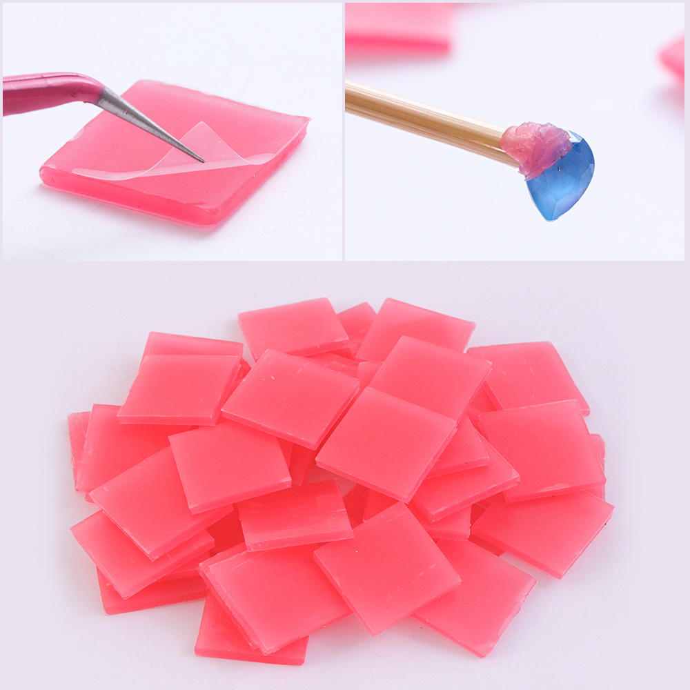 

Square Mud Set Point Pen Drilling Mud Convenient Clay Tools Paste Sticker For Nail Art Rhinestone Diamond Picker SA691