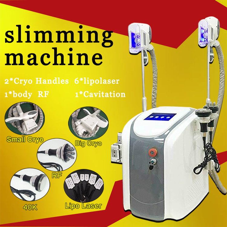2018 New Portable Cryolipolysis Fat Freezing Slimming Machine Cryotherapy Ultrasound RF Liposuction Lipo Laser Machine