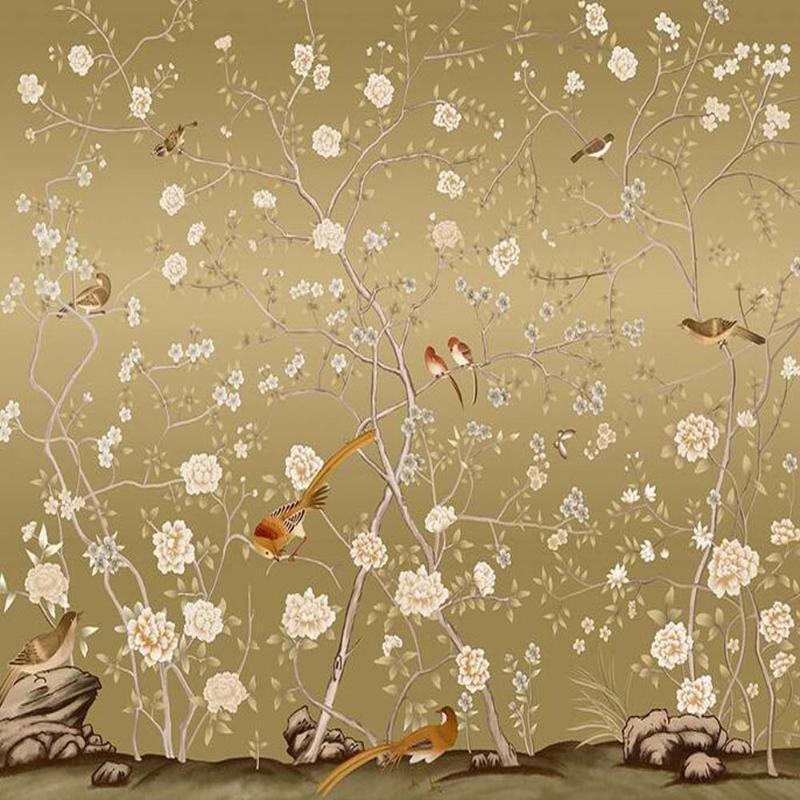 

Custom Size 3d Photo Wallpaper Bird Mural European Style Murals for Living Room Bedroom Home Wall Art Decor Wall Paper Roll, As pic