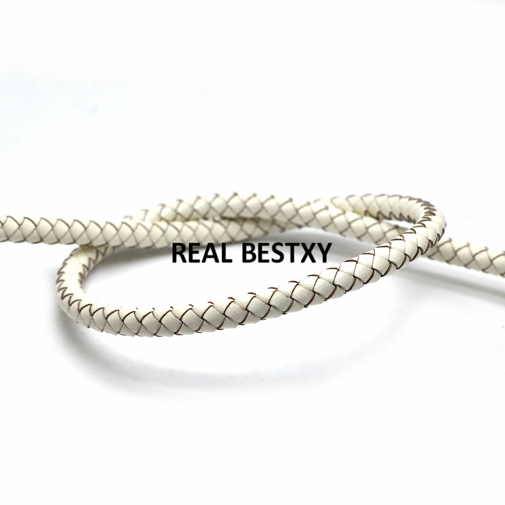 Ronda de la calidad superior 2 mm Real Cuero Tanga Cuerda Collar Colgante Cadena De Hilo