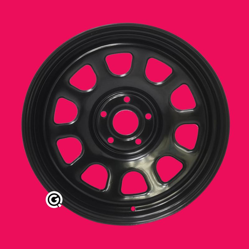 

18inch steel wheel 5X120.65 Discovery 2 4 rim 8inch 7.5 inch gloss black milky white mat black -19 offset