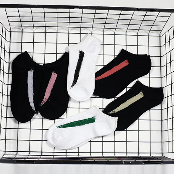 

Men Women Ankle Socks Letter Socks Fashion Leisure Sport Sock, Mix colors