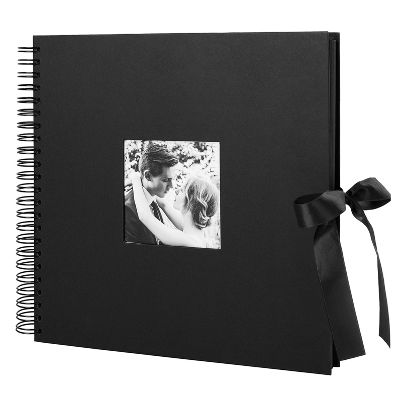 

12x12 Inch Scrapbook Photo With Photo Opening For Valentines Day Gifts, Wedding Guest , Diy Anniversary Travel Memory