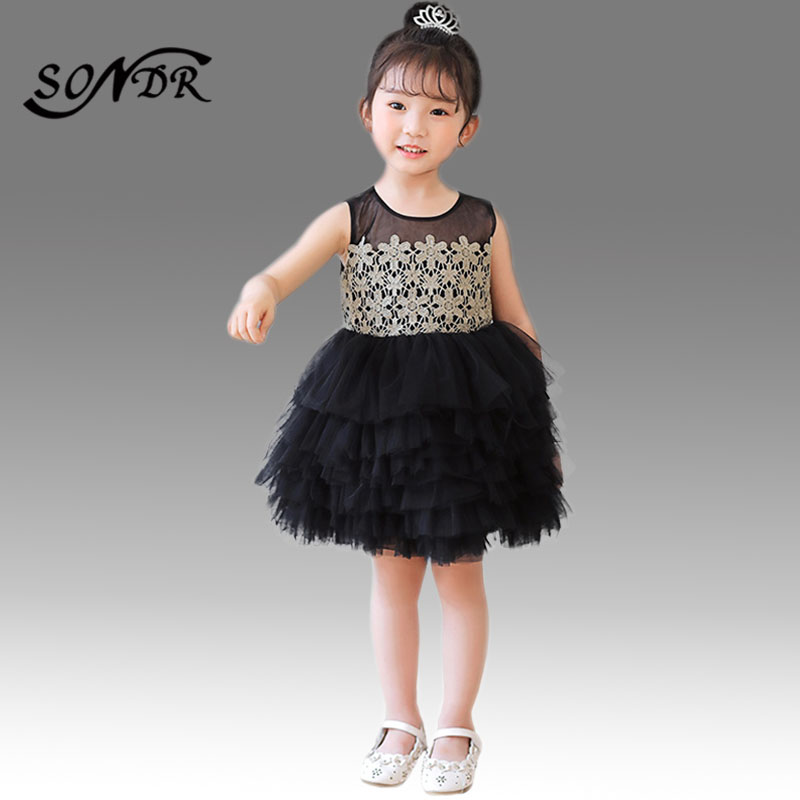 

Flower Girl Dresses HT002 Ruched Crepe Kids Party Dress O-Neck Appliques Flower Gowns Knee-Length Vestidos De Noches Para Ninas, B style