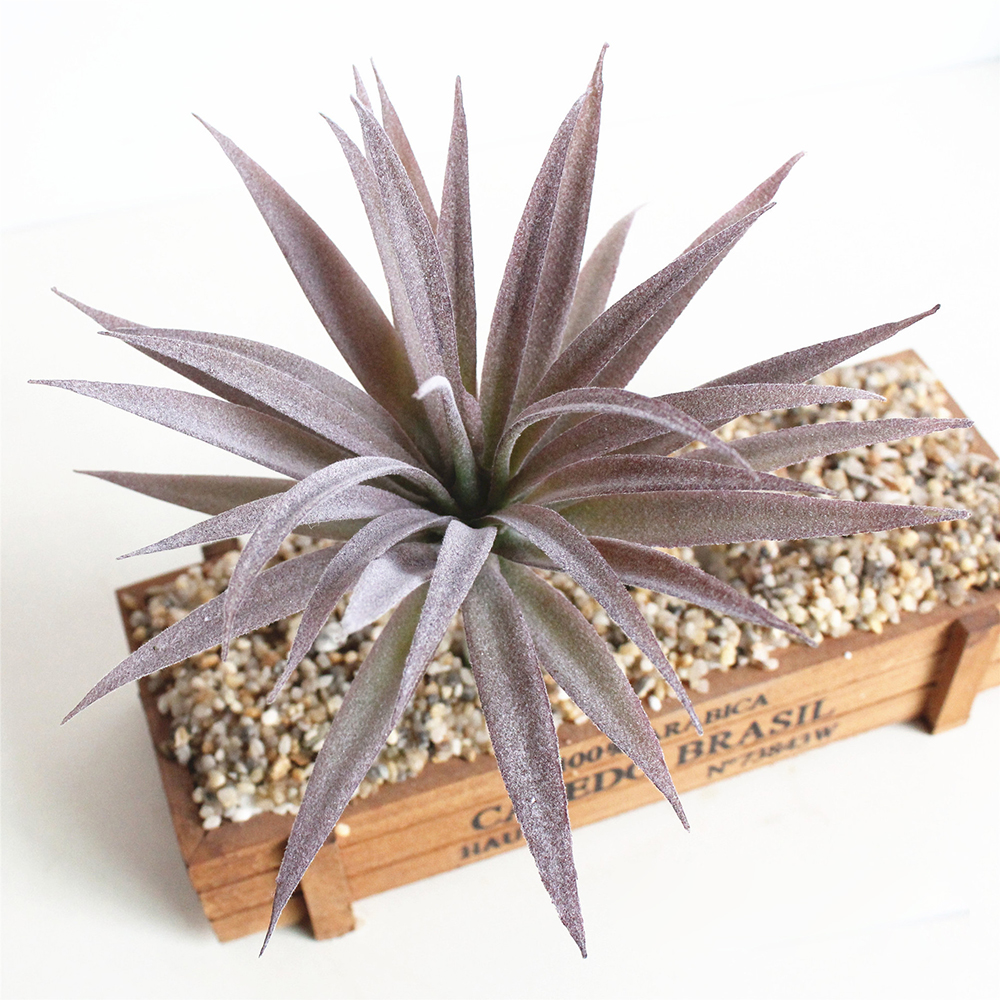 

2019 New Arrival 1 PC Artificial Grass Plants Garden Decorative Artificial Succulent PVC Fake Flower Micro Landscape Accessories, Red