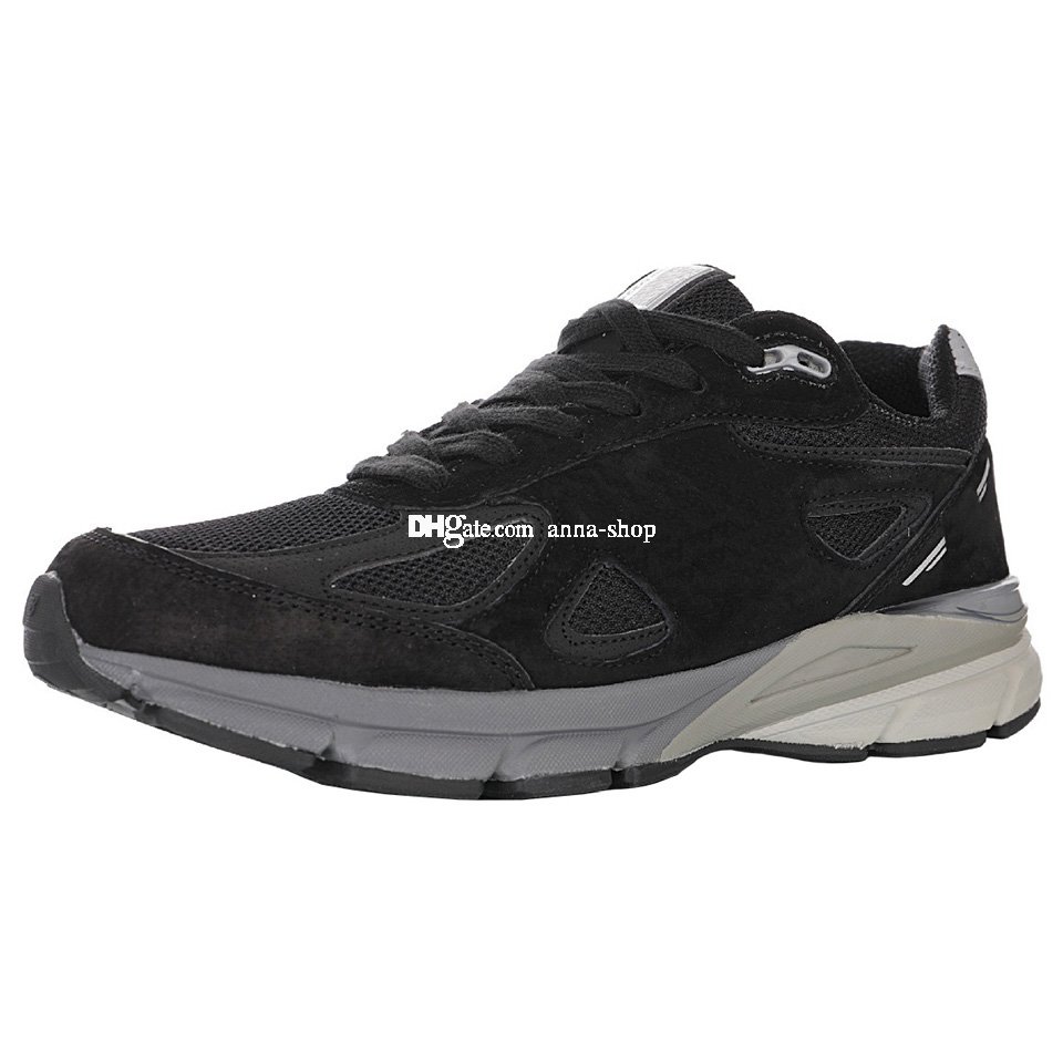 

M990V4 Black Sneaker for Men 3M Sneakers Mens Classic Running Shoes Women Reflective Sports Shoe Womens Trainers Man Training Athletic, 1 36-45