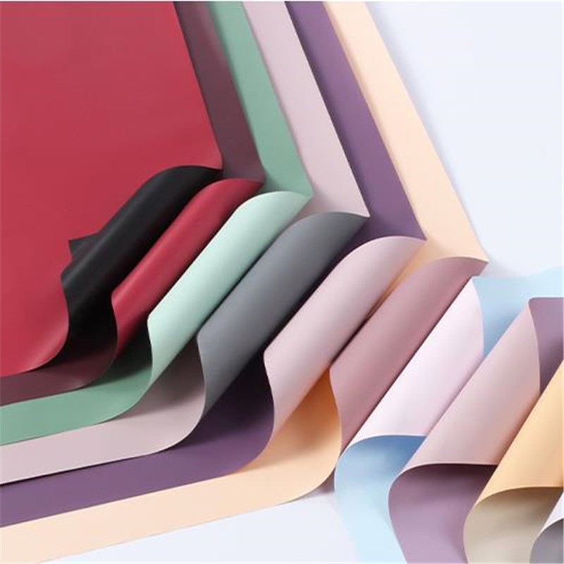 

Waterproof Multiple Colour Square Gifts Bags Valentine's Days Wedding Party Rose Bouquet Flower Plastic Packaging Decoration Bag