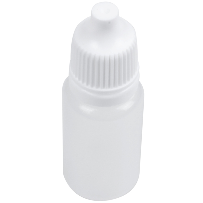 

10 ml x 20 pieces Empty plastic bottle with plastic lid, bottle cap + plug