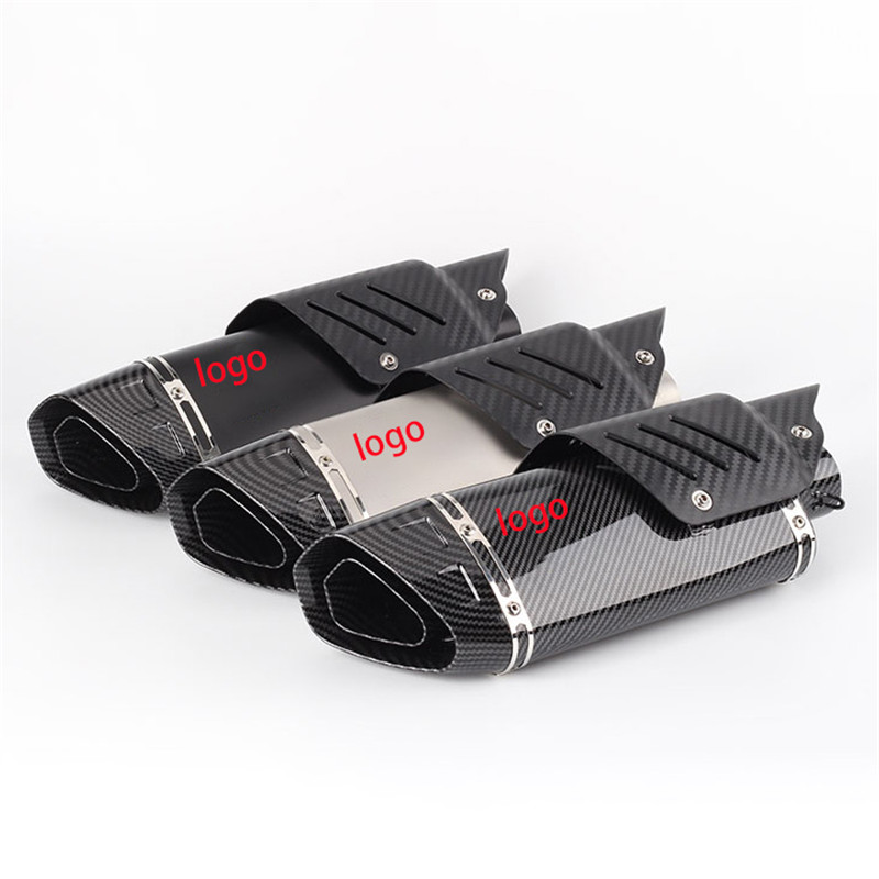 

Akrapovic 51mm Motorcycle Big Four Corners Exhaust Pipe Muffler With Carbon Fiber Cover For R3 R15 V3 Y15 LC135 150