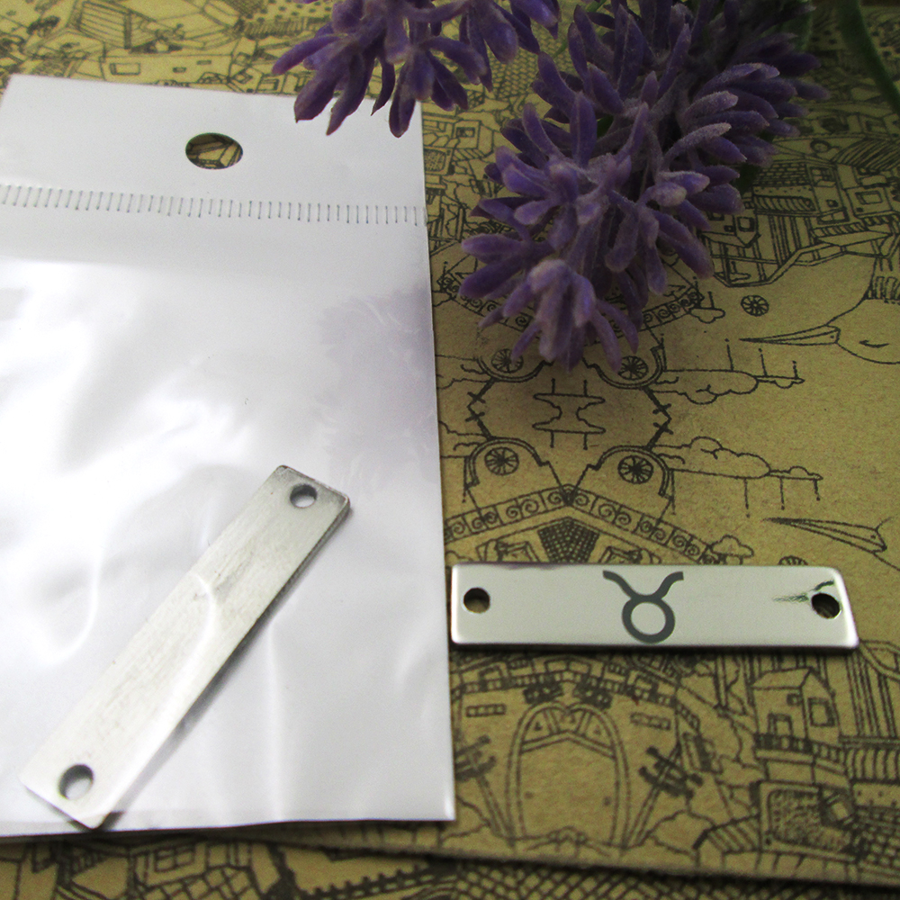 

40pcs--"Taurus Zodiac"stainless steel charms more style for choosing DIY Charms pendants for necklace