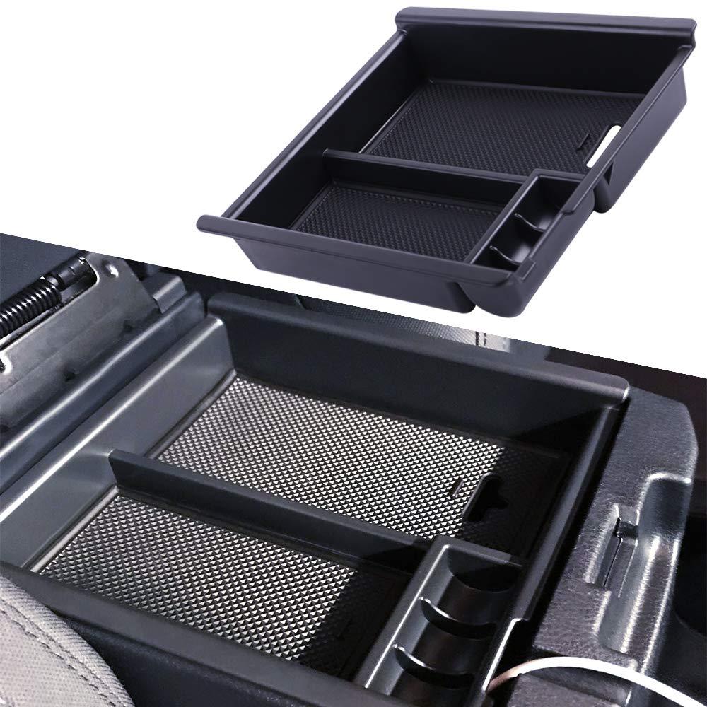 Armrest Storage Box For K IA KX7 Center Console Organizer Insert Cup Holder ABS Tray Pallet Container With USB Hole