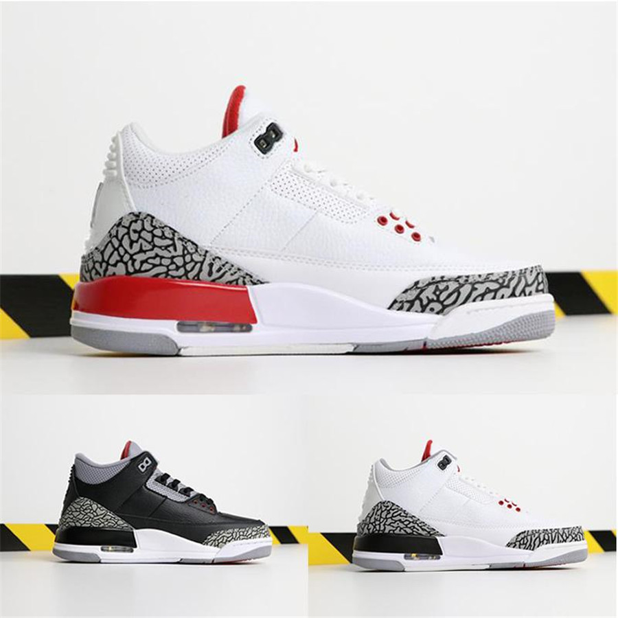 Loup 3s og 3 hommes chaussures de basketball noir ciment chat pur vrai bricoleur moka hommes formateur sport chaussures de sport