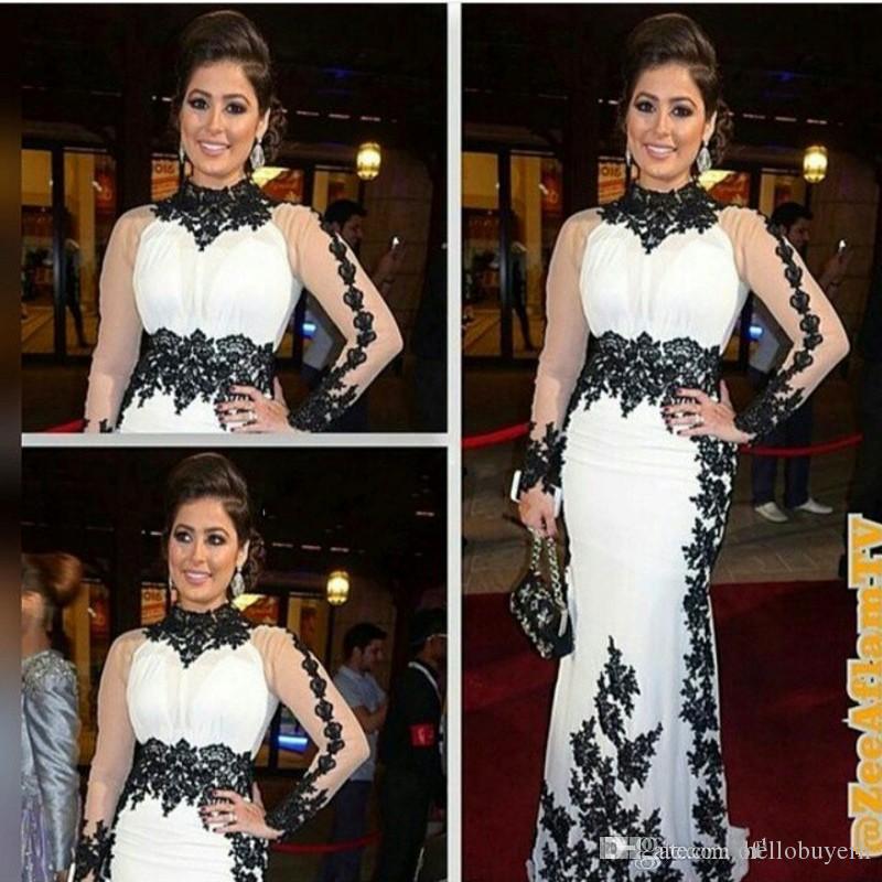 

Mermaid Long Sleeve High Neck Mother of Bride Dress Formal African Dresses Evening Wear Wedding Guest Dress Party Prom Gowns Lace Applique