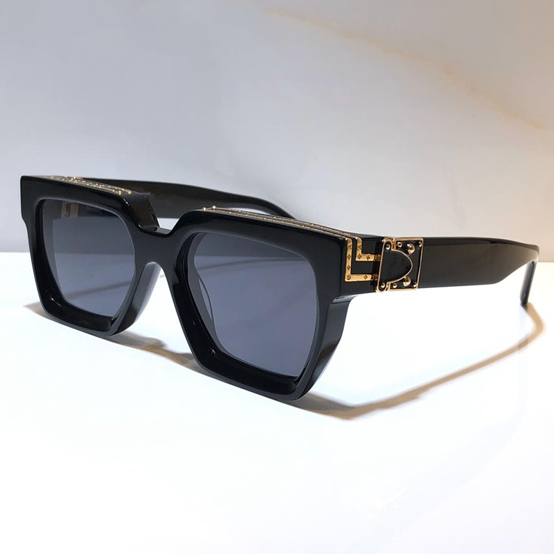 

MILLIONAIRE for Men Women Designer Sunglasses Full Frame Vintage 1165 1.1 Sunglasses for Men Shiny Gold Logo Hot Sell Gold Plated Top 96006, White;black