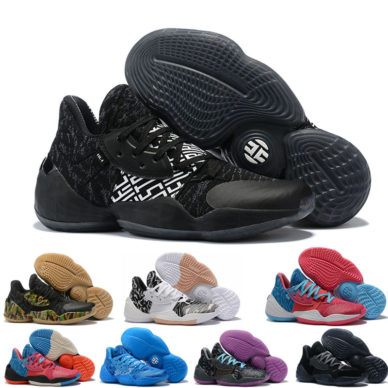 

2020 Cheap james harden 4 vol.4 wild ink Lemonade Spotted breathe knit Men's Basketball Shoes Trainer Sport Sneaker size 40-46