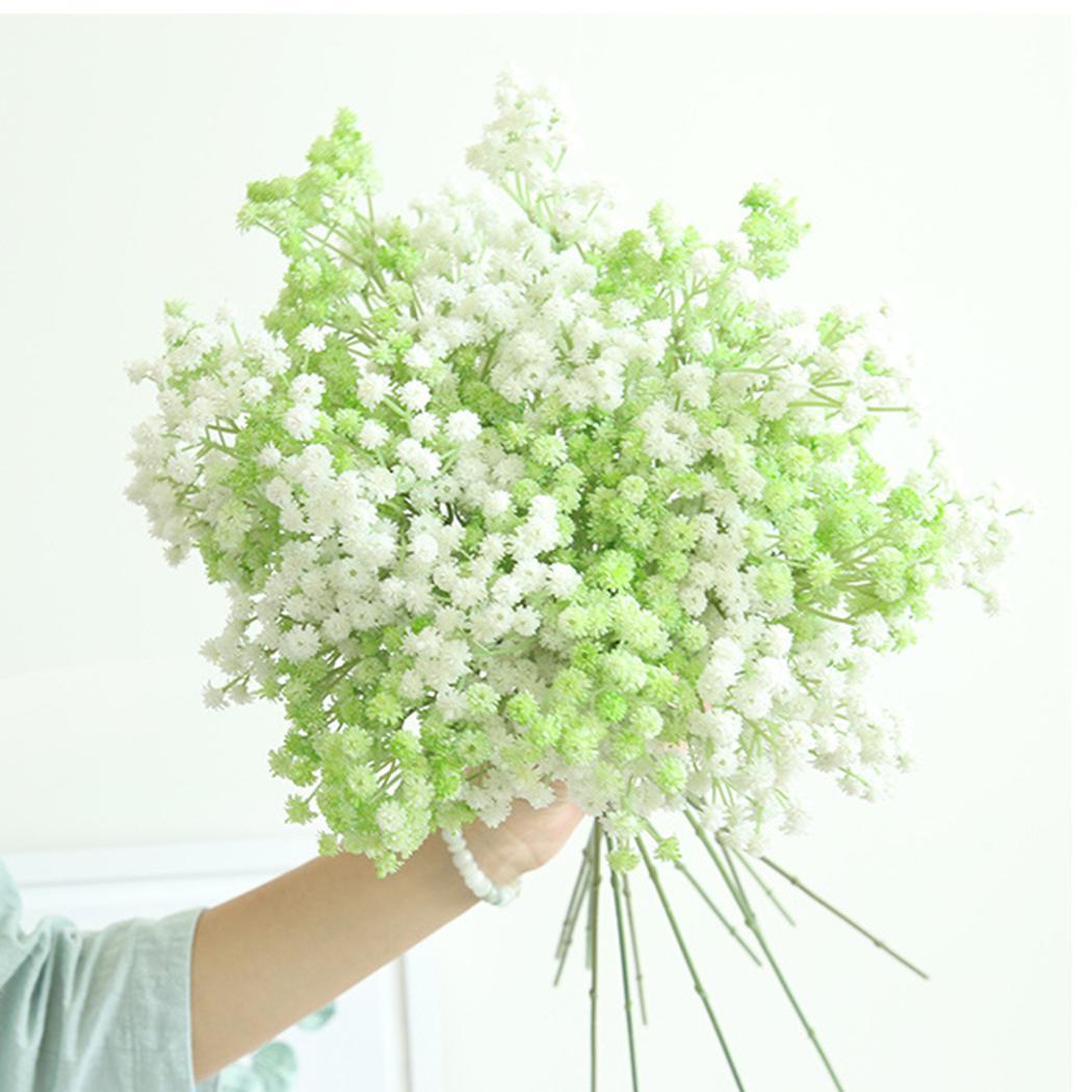 

Artificial Flowers 1 PC Fake Flowers Simulation Gypsophila Soft Glue flores Wedding Party Valentine's Day Home Decoration, Blue